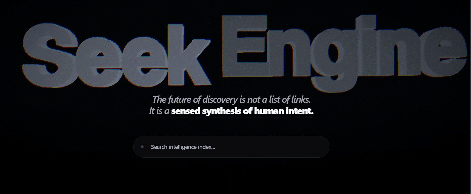 SeekEngine Searching Interface